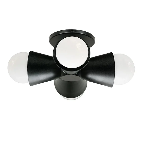 Dainolite 4LT Flush Mount, MB FOR-84FH-MB