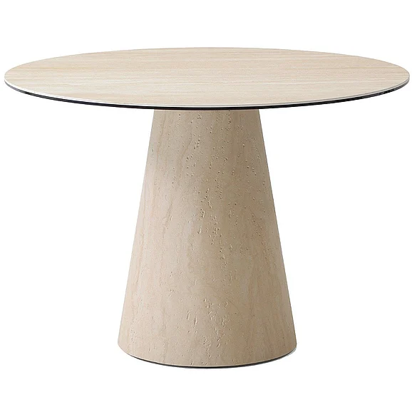 J&M MC Forma Round Dining Table Natural 17421