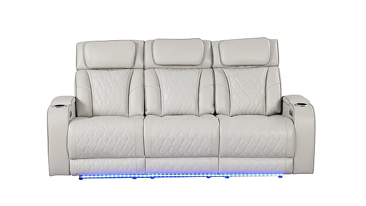 Galaxy Home Fortuner Sofa in Ice 601955556705