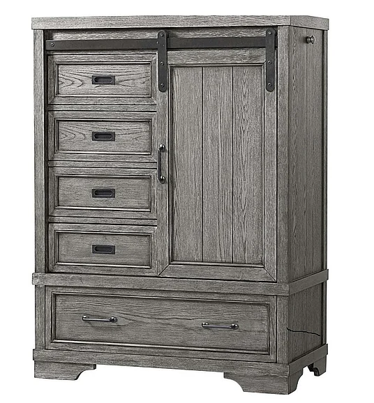 Westwood Design Foundry Chifferobe in Brushed Pewter FN-CF-N2725S-BPT