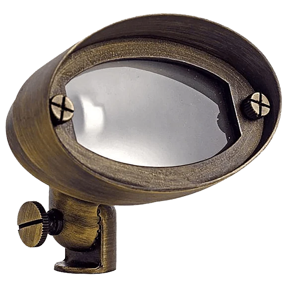 ABBA Lighitng FPB03-Brass Flood Light in Natural Brass FPB03