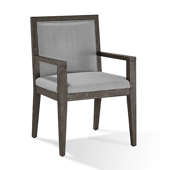 Modus Furniture Modesto Wood Framed Arm Chair in French Roast FPBL64 (Set of 2)