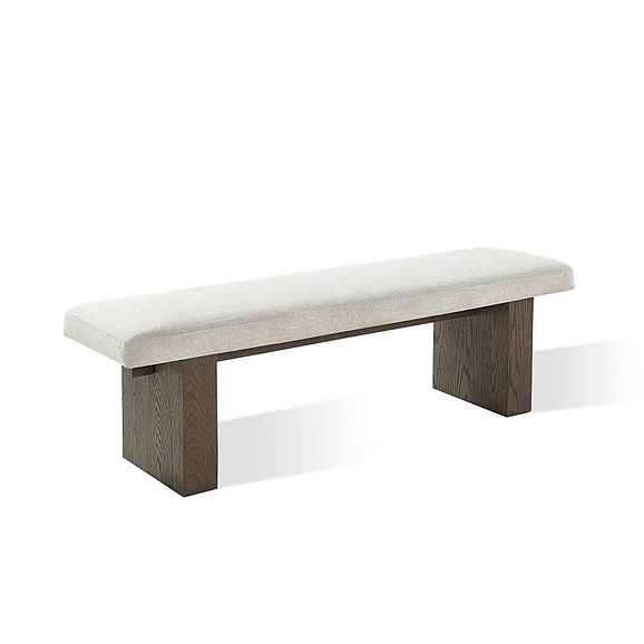 Modus Furniture Oakland Dining Bench in Brunette FQBM65