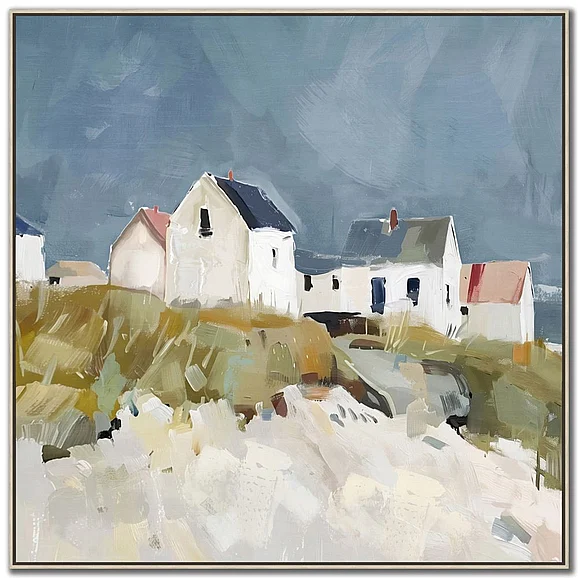 Streamline Art Seaside Cottages I E817776