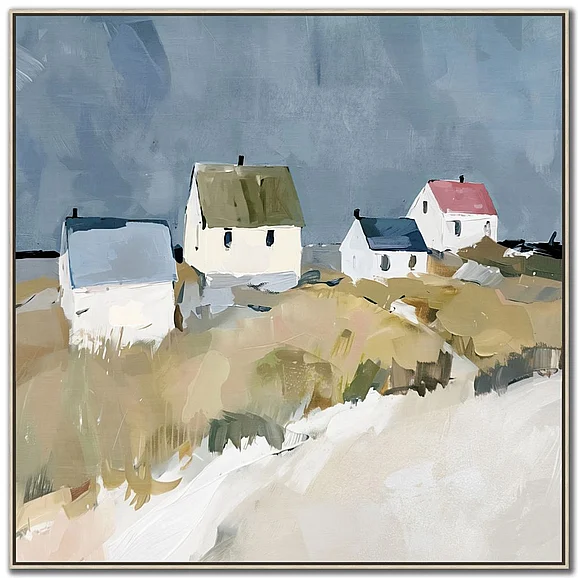 Streamline Art Seaside Cottages II E817783