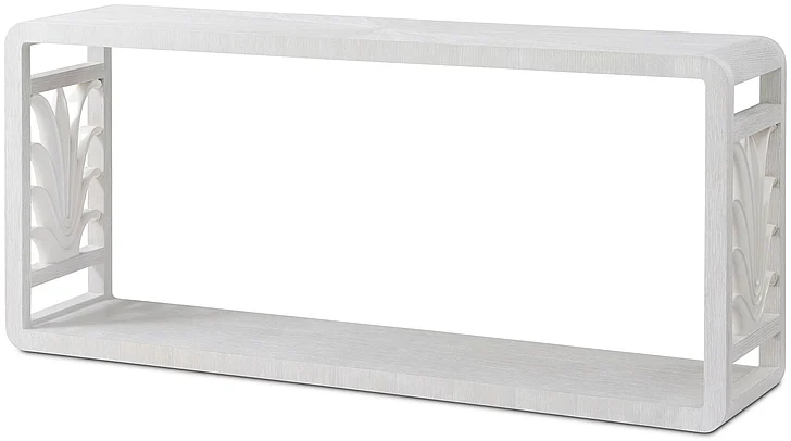 Theodore Alexander Coastal Royal Palm Console Table in Amaretti TA53168