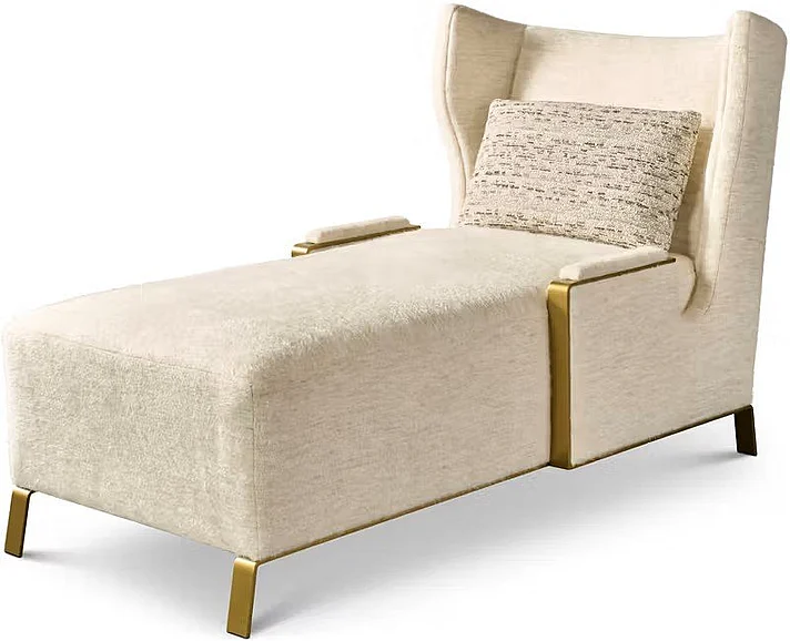 Theodore Alexander Coupe Chaise MB506-10 CUSTOM ITEM