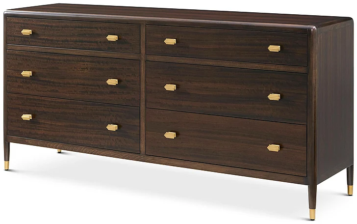 Theodore Alexander Spencer Green Park Berkeley 6-Drawer Dresser in Fumed TA60219
