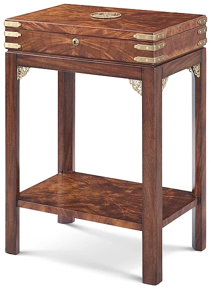 Theodore Alexander Althorp Living History Bingham Accent Table in Ramsey Mahogany AL11059
