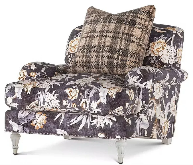 Theodore Alexander Havering Chair SL3189 CUSTOM ITEM