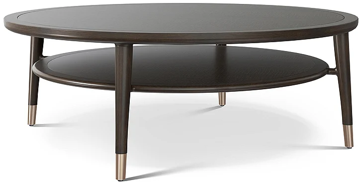 Theodore Alexander Spencer Green Park Stratton Street Round Coffee Table in Fumed TA51330