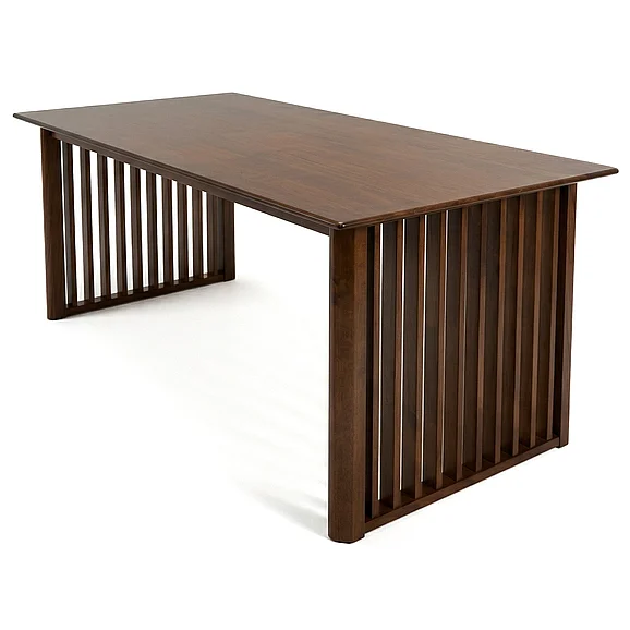 Ashcroft Frontignan Walnut Rectangular Dining Table DTB04601602