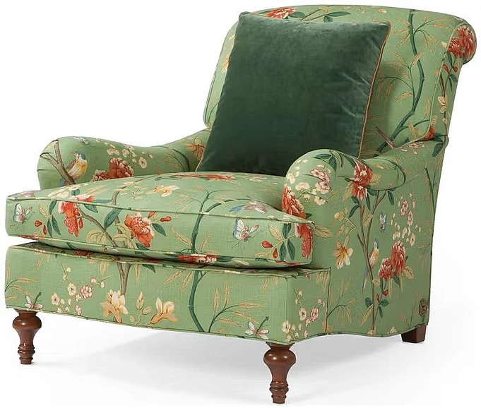 Theodore Alexander The Garden Room Upholstered Chair A266 CUSTOM ITEM