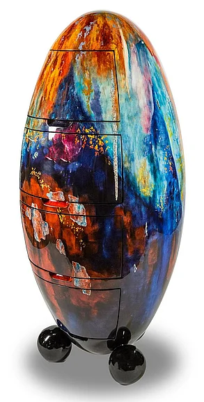 Aico Illusions Oval Cabinet FS-ILUSN-027