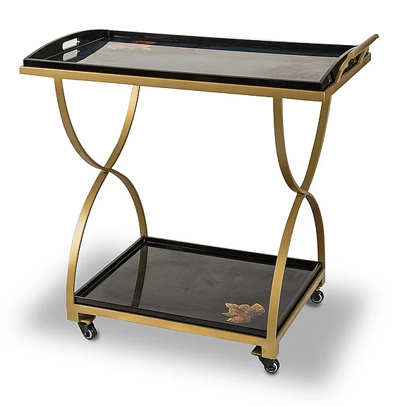 Aico Furniture Illusions Serving Cart FS-ILUSN-093