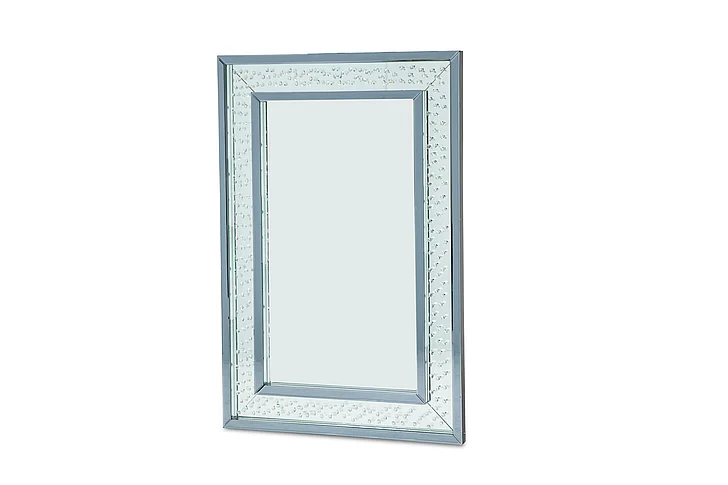 AICO Montreal Rect Wall Decor Crystal Framed Mirror FS-MNTRL261 CLOSEOUT