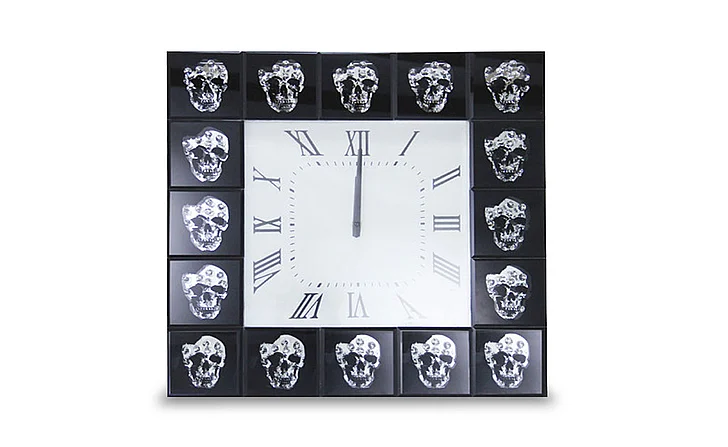 AICO Montreal Square Clock FS-MNTRL-5037 CLOSEOUT