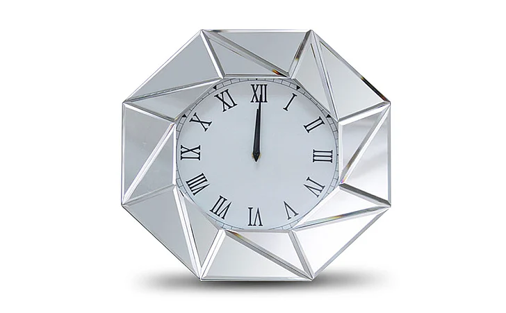 AICO Montreal Octagonal Shaped Clock FS-MNTRL-5040