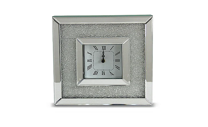 AICO Montreal Square Table Clock FS-MNTRL-5044