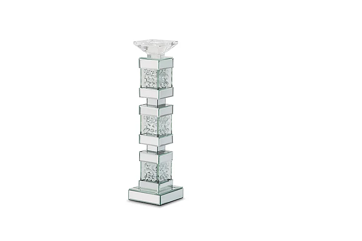 AICO Montreal Mirrored/Crystal Candle Holders, Tall (2/pack) FS-MNTRL151-PK2
