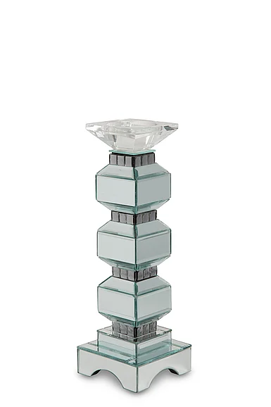 AICO Montreal 3-Tier Mirrored Candle Holder w/Crystal Accents (2/pack) FS-MNTRL155-PK2