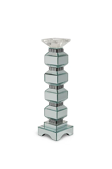 AICO Montreal 4-Tier Mirrored Candle Holder w/Crystal Accents (2/pack) FS-MNTRL156-PK2