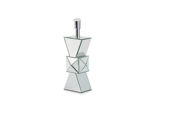 AICO Montreal Mirrored Table Lamp, (2/pack) FS-MNTRL196B-PK2