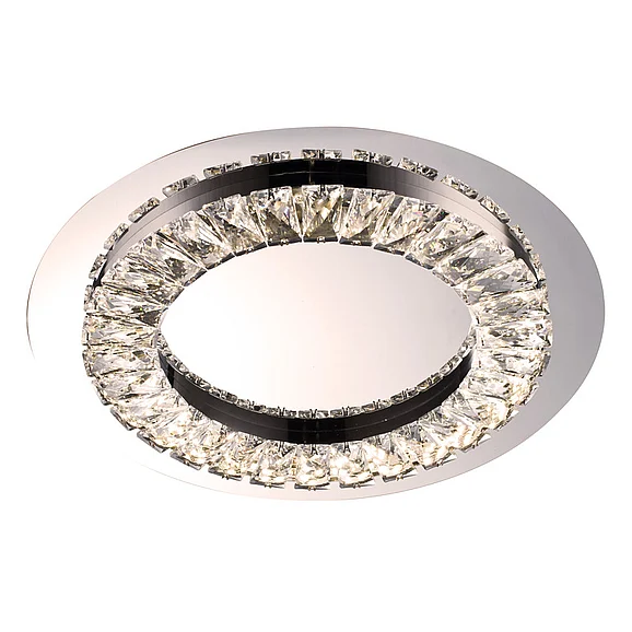 Bethel Clear Crystal LED Flushmount FT04-3K