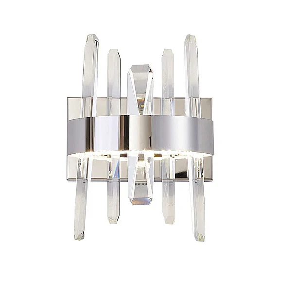 Bethel Chrome Stainless Steel Frame LED Wall Sconce FT73W12CR