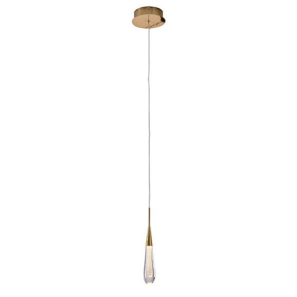 Bethel Gold Aluminium Frame Pendant Light FT83P5A