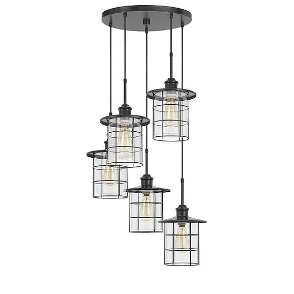 Cal Lighting Silverton Pendant FX-2668-5P