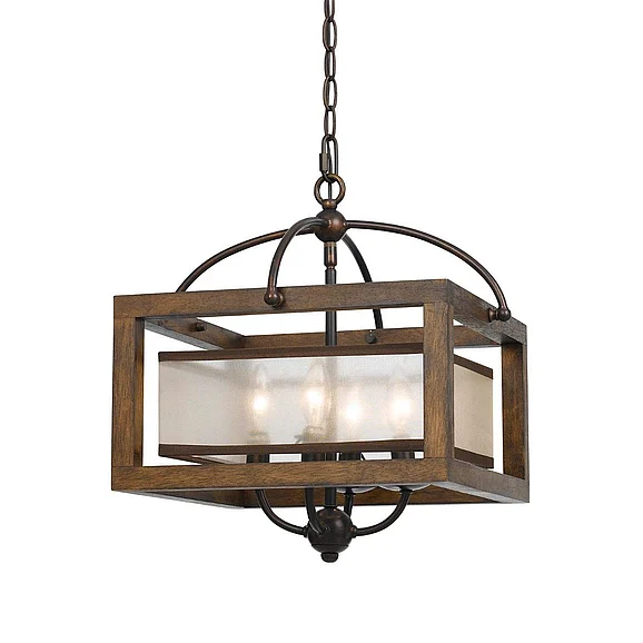 Cal Lighting Semi Flush Pendant FX-3536/1C