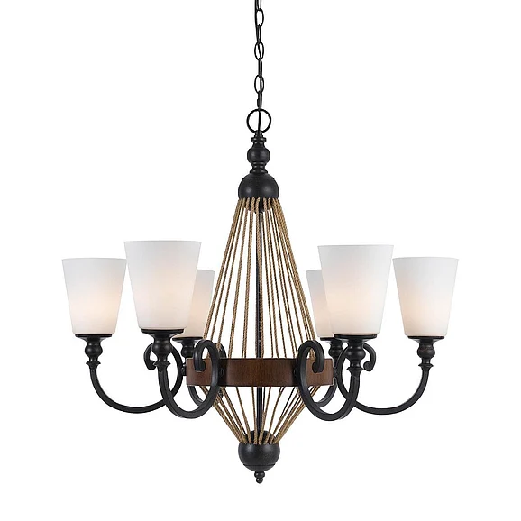 Cal Lighting Monticello Chandelier FX-3563/6
