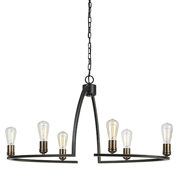 Cal Lighting Kinder Chandelier FX-3664-6