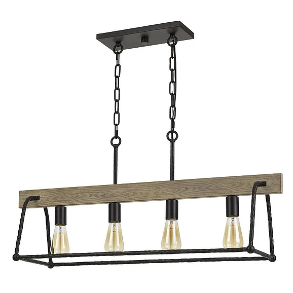 Cal Lighting Lockport Chandelier FX-3712-4