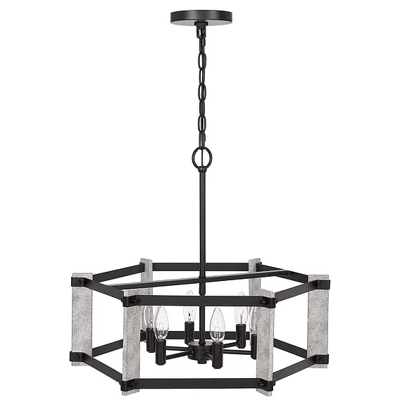 Cal Lighting Rutland Chandelier FX-3767-6