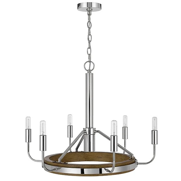 Cal Lighting Saluda Chandelier FX-3808-6
