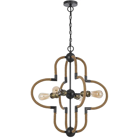 Cal Lighting Tahoka Chandelier FX-3819-4
