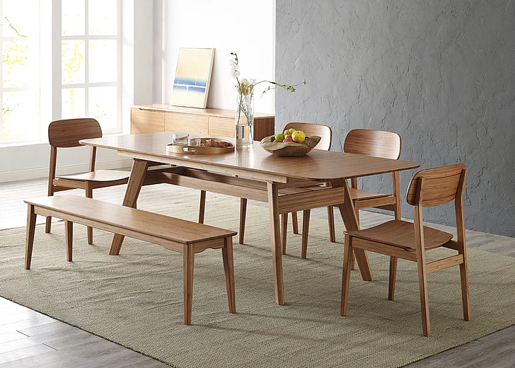 Greenington Currant 6pc Dining Room Set in Caramelized