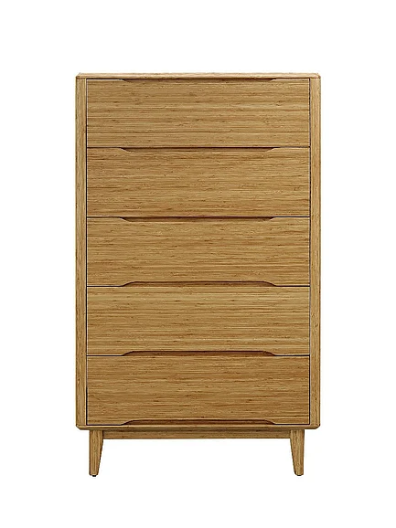 Greenington Currant Five Drawer Chest, Caramelized G0029CA
