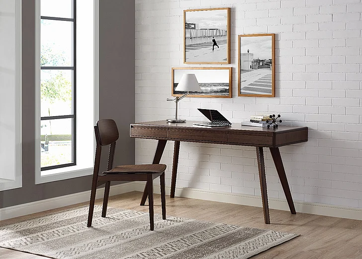 Greenington Currant 3pc Home Office Living Room Set in Black Walnut