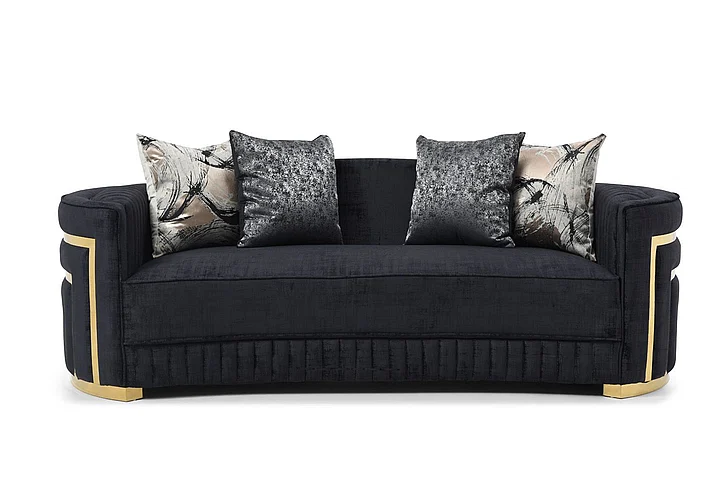 Glory Furniture Soledad Sofa, Black G00523A-S