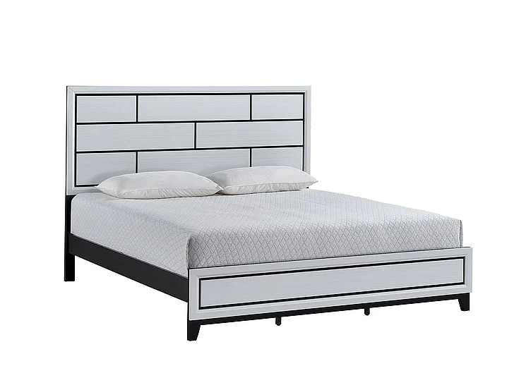 Glory Furniture Glasgow King Bed ( 2 Boxes), White G04390A-KB