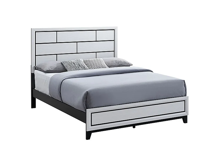 Glory Furniture Glasgow Queen Bed ( 2 Boxes), White G04390A-QB