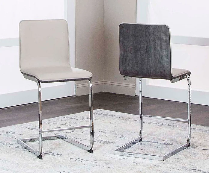 Sunset Trading Holden Counter Height Stool (Set of 2) in Champagne G5225-25