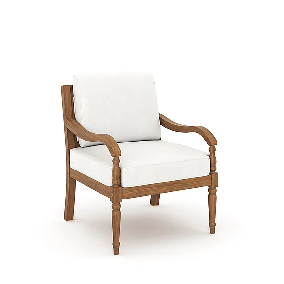 New Classic Savannah Set Of Two Club Chairs - White Linen G841W-10S PROMO