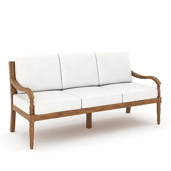 New Classic Savannah Sofa - White Linen G841W-30 PROMO