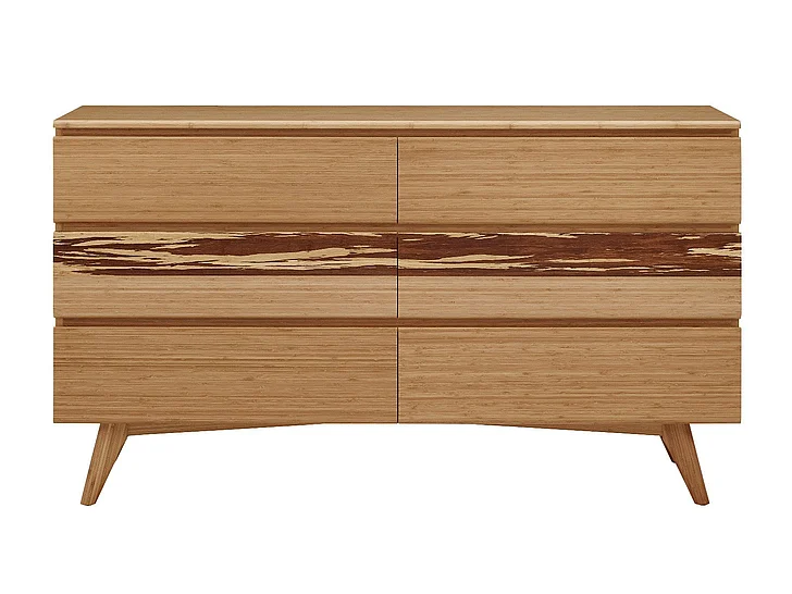 Greenington Azara Six Drawer Dresser, Caramelized GA0005CA