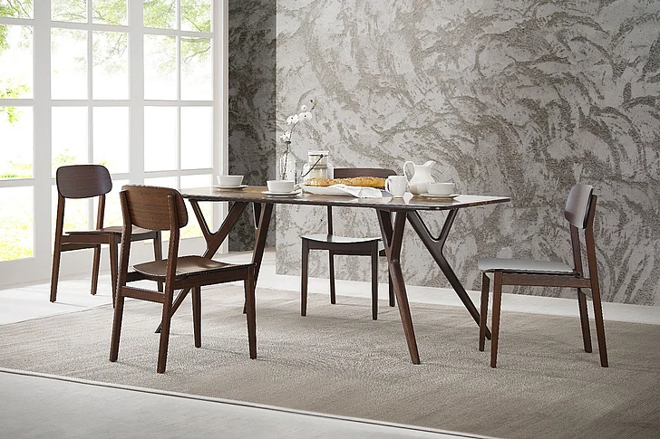Greenington Azara 5pc Dining Room Set in Sable