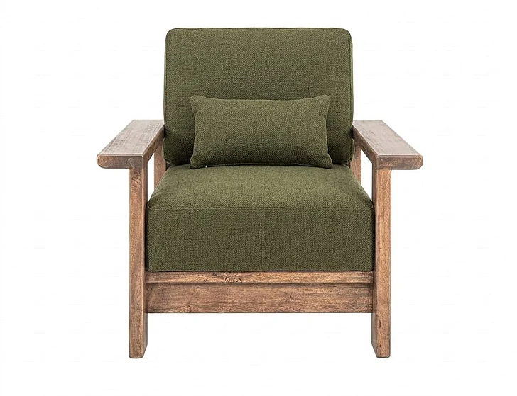IFD Duna Arm Chair in Green IUP531-ACH-111